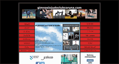 Desktop Screenshot of gimnasiojudoclubcoruna.com