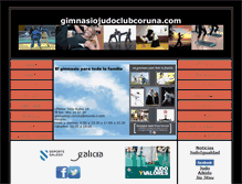 Tablet Screenshot of gimnasiojudoclubcoruna.com